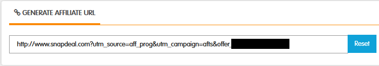 Snapdeal affiliate links generator